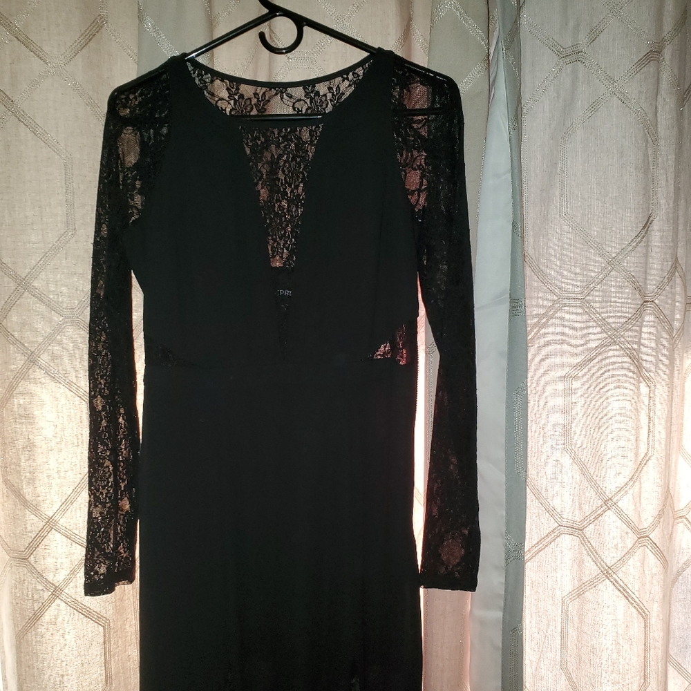 Express Women’s Long black dress